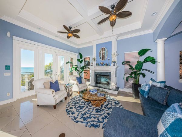 Treasure Island Beachfront Vacation Rental Luxury 5-Bedroom Gulf Coast Home with Pool