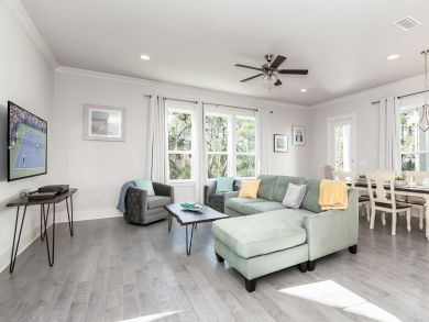 Inlet Beach Vacation Home Sleeps Ten Guests.