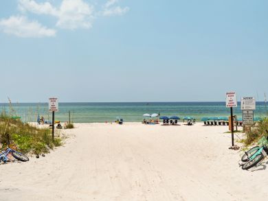 Inlet Beach Vacation Home Sleeps Ten Guests.