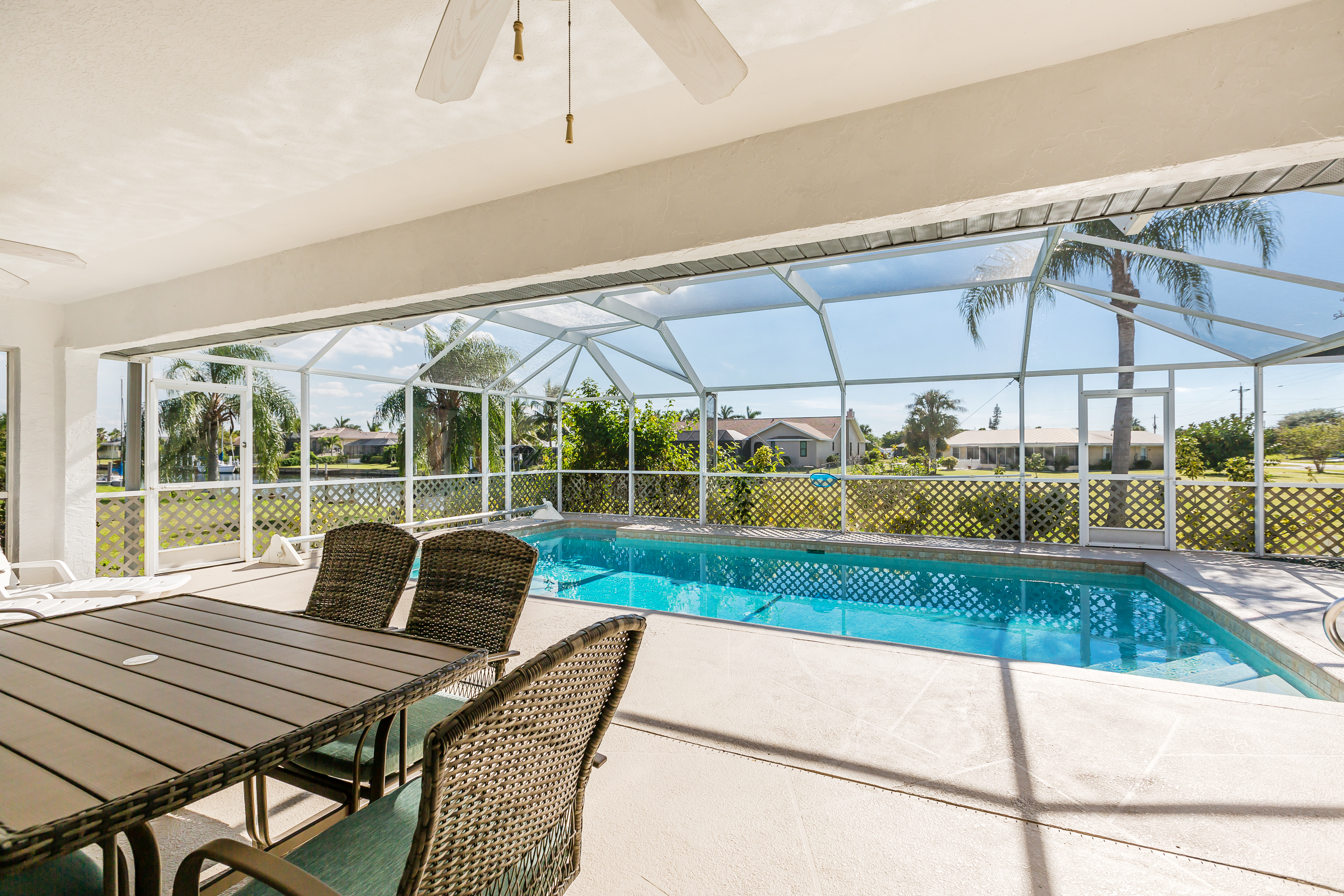Spacious Canal View Home with 3 Bedrooms & Private Pool