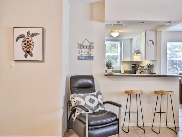 Stroll To St Petes Beach from this Tow Bedroom Vacation Condo