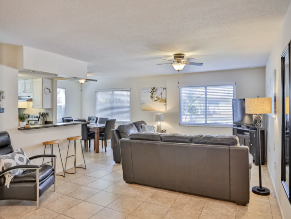 Stroll To St Petes Beach from this Tow Bedroom Vacation Condo