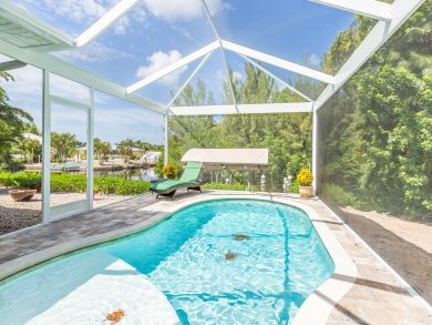 Cape Coral Canal Front Home with Private Pool and Deck! Cape Coral Canal Front Home with Private Pool and Deck!
