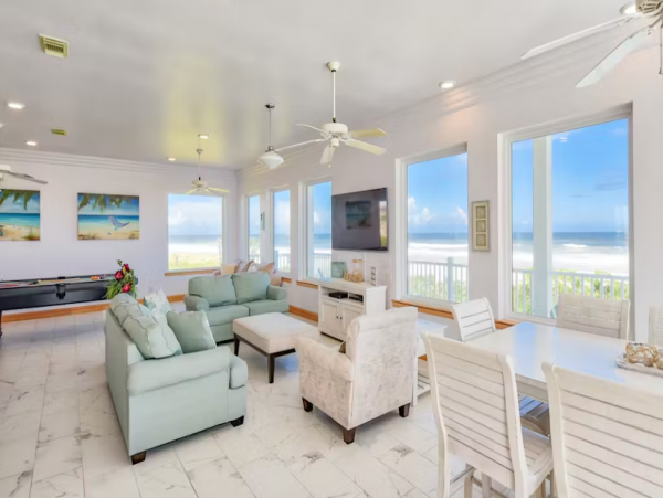 Palm Coast Vacation Home Sleeps Ten Guests