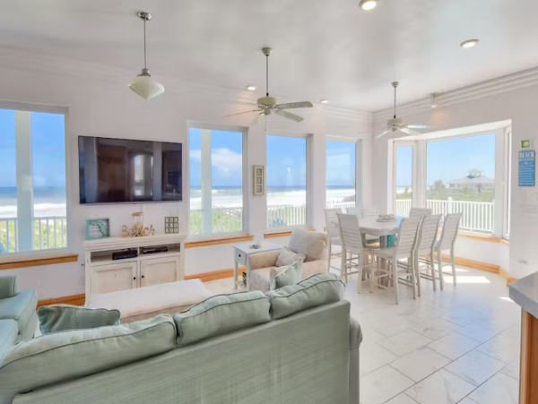 Palm Coast Vacation Home Sleeps Ten Guests