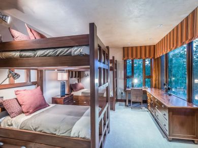 Mountain Village Vacation Home Sleeps Twelve Guests.