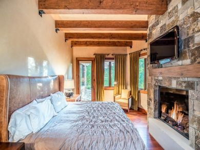 Mountain Village Vacation Home Sleeps Twelve Guests.