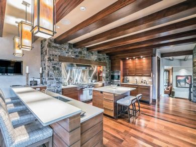 Mountain Village Vacation Home Sleeps Twelve Guests.