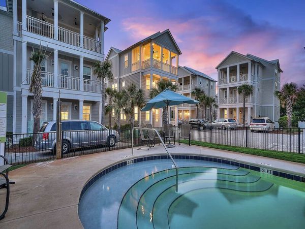 Inlet Beach Vacation Home Rental 4 Bedrooms Sleeps 10