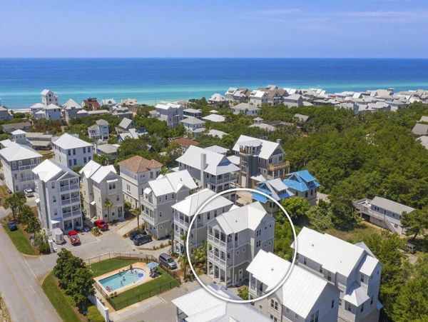 Inlet Beach Vacation Home Rental 4 Bedrooms Sleeps 10