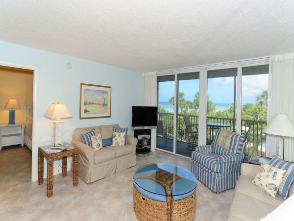 Siesta Key Beachfront Vacation Condo, Two Bedrooms