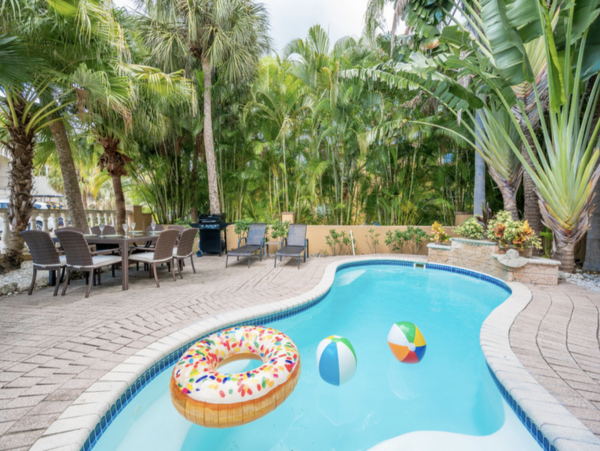 Anna Maria Island Vacation Rental Beach Four Houses Away.