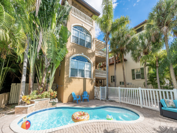 Anna Maria Island Vacation Rental Beach Four Houses Away.