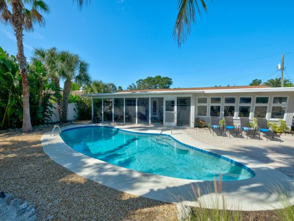Beach Vacation Home in Anna Maria with Pool and Boat Dock