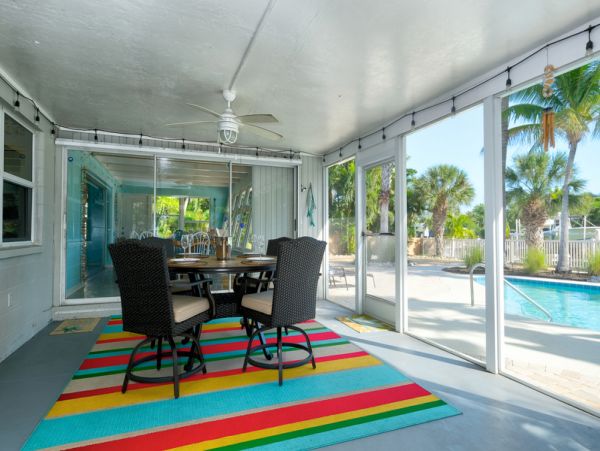 Beach Vacation Home in Anna Maria with Pool and Boat Dock
