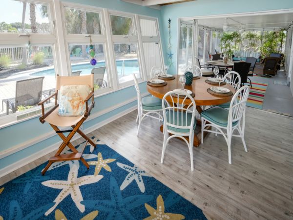 Beach Vacation Home in Anna Maria with Pool and Boat Dock