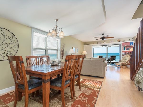 Spacious Two-story Townhome Beachfront with Shared Pool & Tennis Court