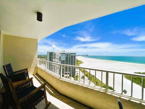 Marco Island Beachfront Two Bedroom Vacation Condo