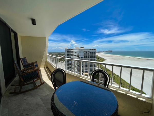 Marco Island Beachfront Two Bedroom Vacation Condo