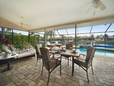 Cape Coral Vacation Villa with Boat Dock 3 Bedrooms Sleeps 6