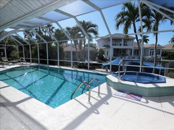 Private Caged Pool Marco Island Vacation Home Three Bedroom