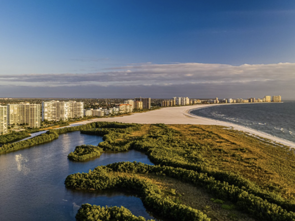 Marco Island Beachfront Condo Views Large Balcony