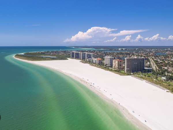 Marco Island Beachfront Condo Views Large Balcony