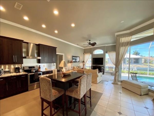 Marco Island Waterfront Home with 4 Bedrooms and Pool