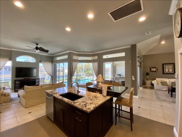 Marco Island Waterfront Home with 4 Bedrooms and Pool
