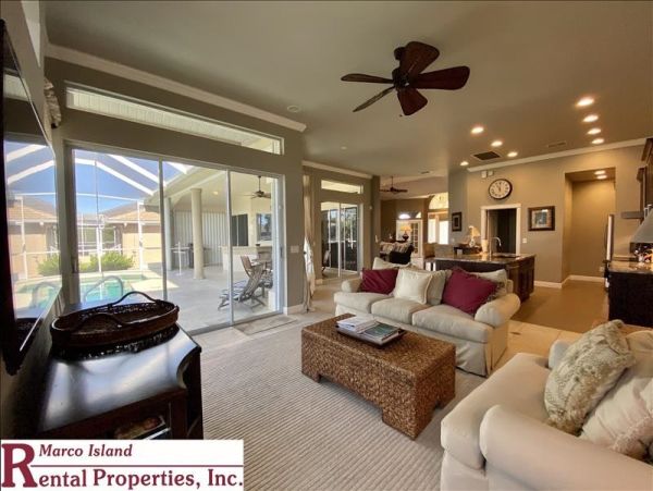 Marco Island Waterfront Home with 4 Bedrooms and Pool