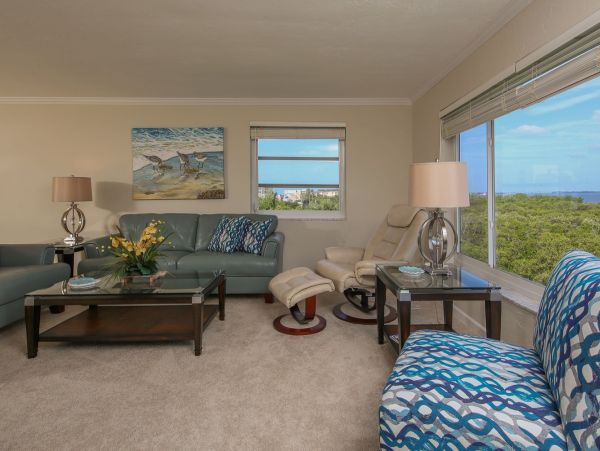 Longboat Key Condo Two Bedroom Communal Pool and Tennis