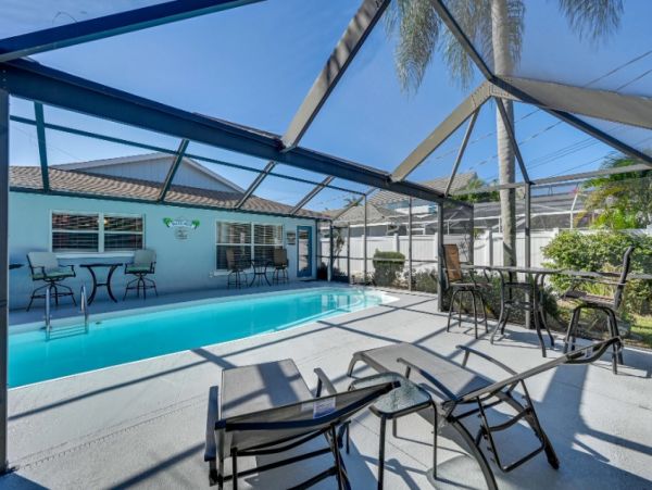 Walk to Beach Naples Vacation Home Three Bedroom