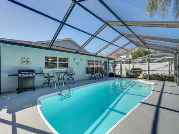 Walk to Beach Naples Vacation Home Three Bedroom