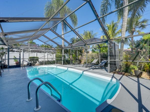 Walk to Beach Naples Vacation Home Three Bedroom