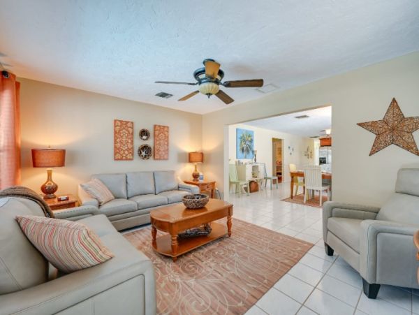 Walk to Beach Naples Vacation Home Three Bedroom