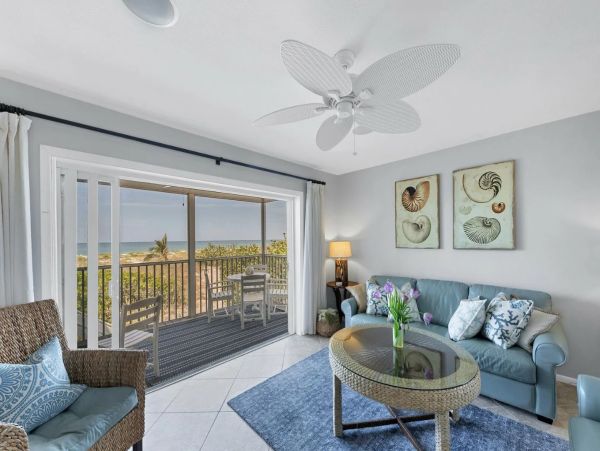 A Rare End Unit Beachfront Two Bedroom Condo Boca Grande