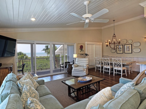 Sanibel 3 Bedroom Condo Sleeps 6 Partial Gulf View & Pool