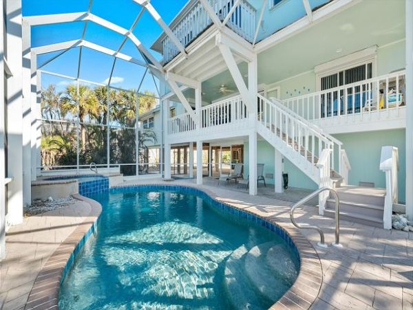 Sanibel Island Luxury Vacation Rental  Gulf Coast Pool Home Near the Beach
