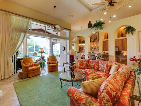 Short Walk to Beach Luxury Sanibel Vacation Caged Pool Home
