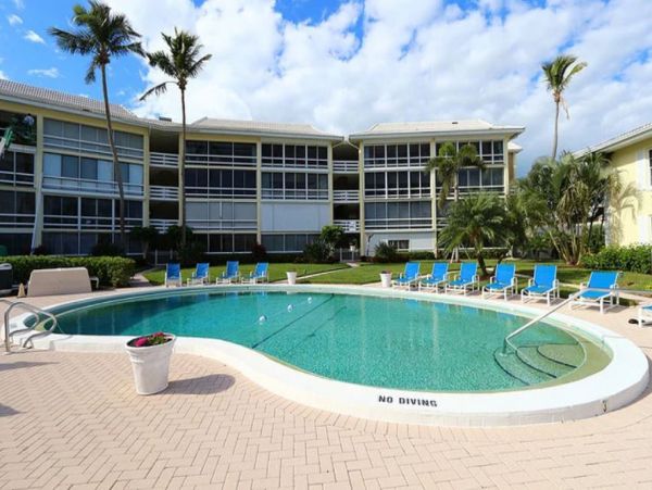 Beach Across the Street Vacation Condo with Pool & Boat Dock