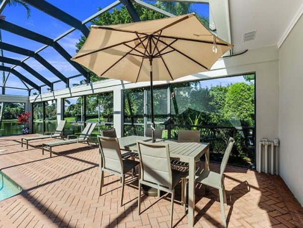 Naples Vacation Home with Pool Three Bedroom plus Den