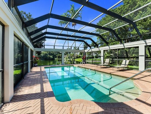 Naples Vacation Home with Pool Three Bedroom plus Den