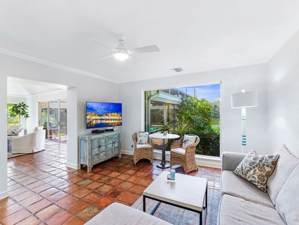 Naples Vacation Home with Pool Three Bedroom plus Den