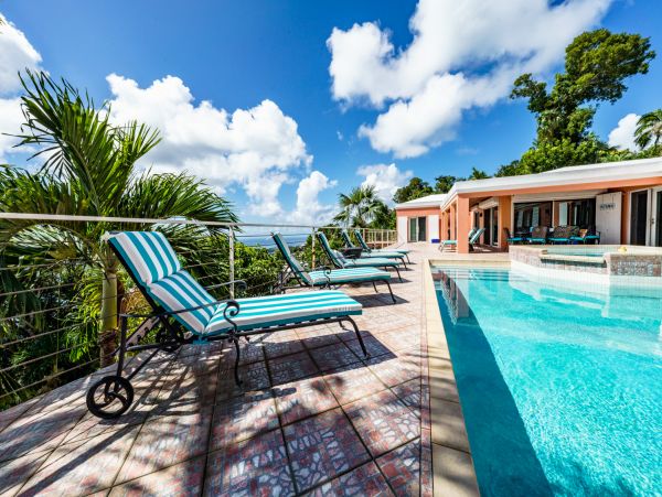 St. Thomas Luxury Vacation Villa Main House & Guest House