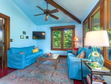 Hanalei Vacation Home Sleeps Seven Guests.