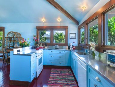 Hanalei Vacation Home Sleeps Seven Guests.