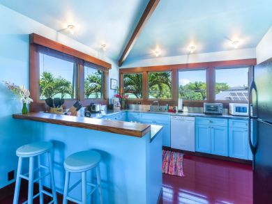 Hanalei Vacation Home Sleeps Seven Guests.