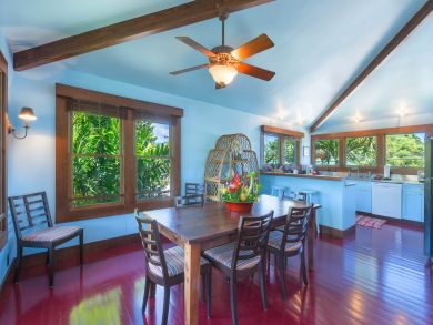 Hanalei Vacation Home Sleeps Seven Guests.