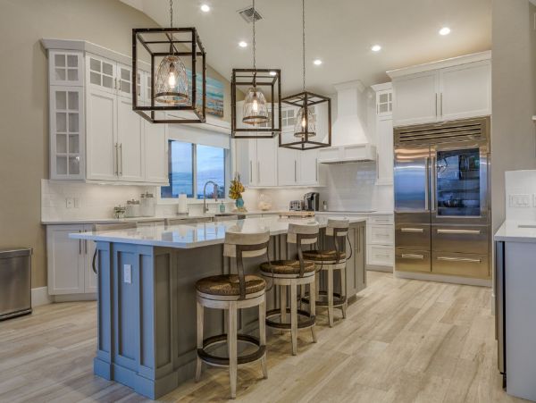 Fort Myers Beach Luxury Vacation Rental Florida Gulf Coast Canal front Home with Pool & Dock