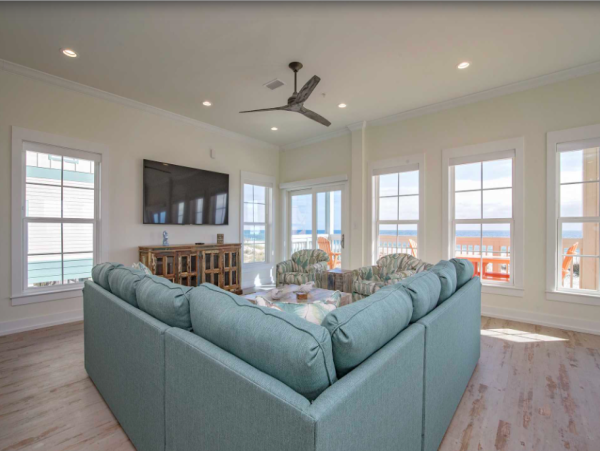 Spacious Beachfront Retreat with Stunning Gulf views